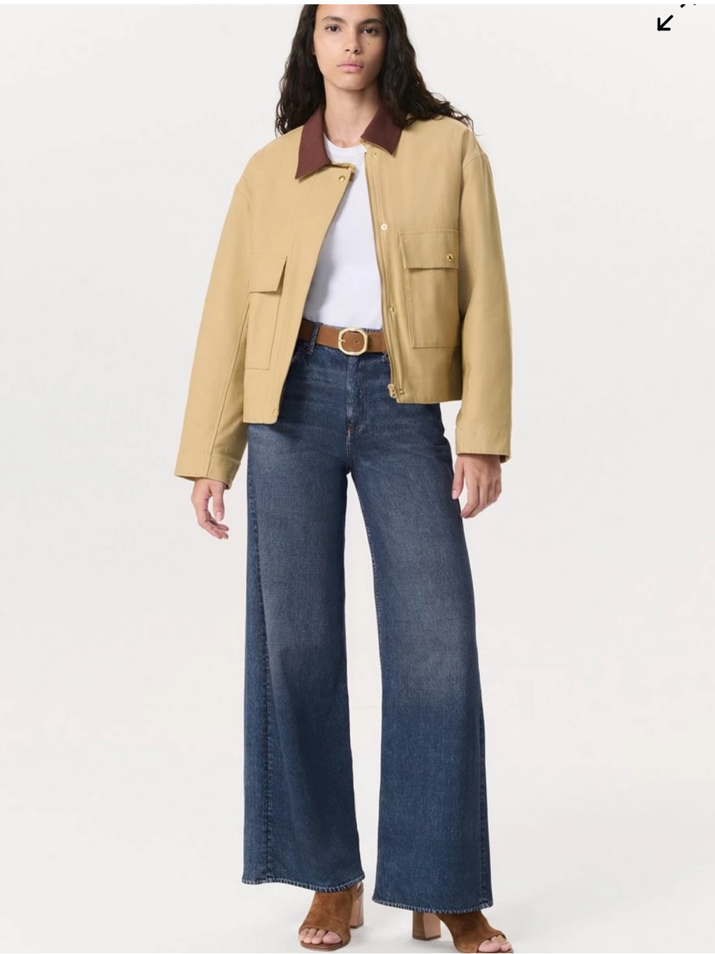 Rag & Bone Sophie Miramar Wide Kimber Wash Size 28